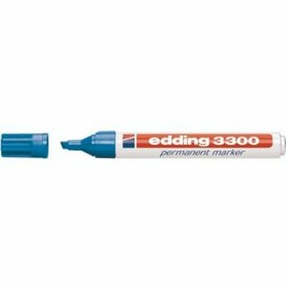 Permanentmarker Edding 3000 4-3000014, Rundspitze 1,5-3 mm, blau