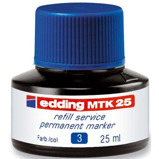 Nachfülltusche edding MTK25, Inhalt: 25ml, blau