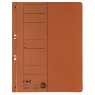 senhefter Elba 21421, A4, halber Vorderdeckel, Amtsheftung, orange