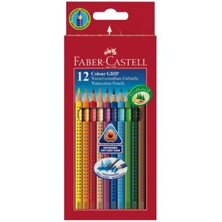 Farbstift Faber-Castell 110912, Jumbo Grip 2001, 12er Etui