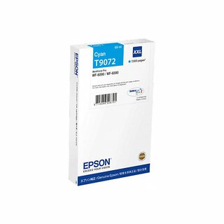 Tintenpatrone Epson C13T907240, Reichweite 7.000 Seiten, cyan
