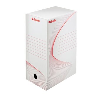 Esselte Archivschachtel f.A4 Wellpappe ro/we 15x25x35cm...