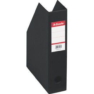 Stehsammler Esselte 56007, aus Pappe mit PVC-Folie umschweit, schwarz