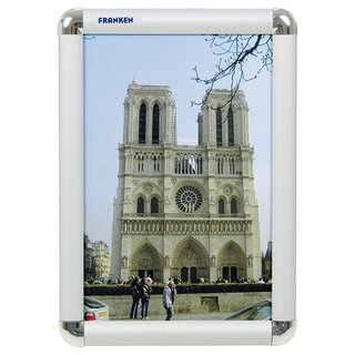 Plakatrahmen, Profil: 25 mm, A4, 24 x 1,2 x 32,7 cm, silber