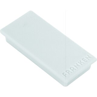 Haftmagnet Franken HM2350, Maße: 23 x 50mm, grau, 10 Stück