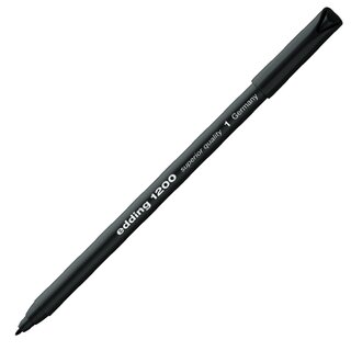 Faserschreiber edding 1200, Strichstärke: 0,5-1mm, schwarz