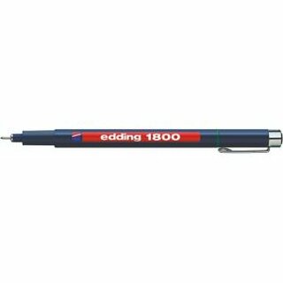 edding Faserschreiber 1800 profipen 4-180001004, 0,25 mm, Schreibfarbe: grn