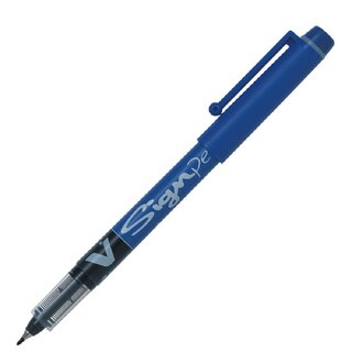 Fineliner Pilot 4102, V Signpen SW-VSP, Strichstrke: 0,6mm, blau