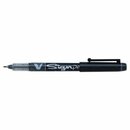 Faserschreiber V Sign Pen, mit Kappe, 0,6 mm, Schreibf.:...