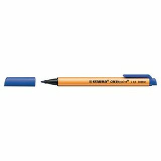 Faserschreiber, GREENpoint, 0,8mm, Schreibf.: blau