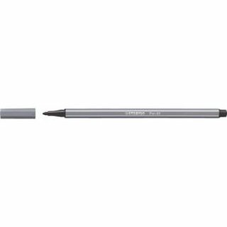 STABILO Faserschreiber Pen 68 68/96, mit Kappe, M, 1 mm, Schreibf.: dunkelgrau
