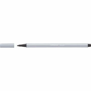 STABILO Faserschreiber Pen 68 68/94, mit Kappe, M, 1mm, Schreibf.: hellgrau