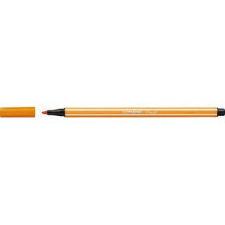 STABILO Faserschreiber Pen 68/54, Einweg, mit Kappe, M / 1 mm, orange