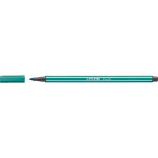 STABILO Faserschreiber Pen 68 68/51, mit Kappe, M, 1 mm, Schreibf.: trkisblau