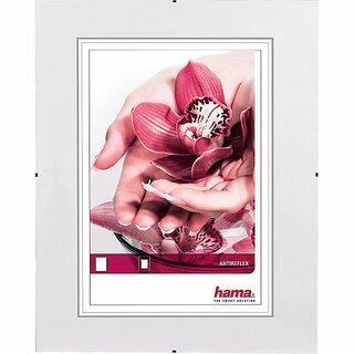 Bilderrahmen Hama 63128 Clip-Fix, 29,7 x 42cm, (Bildformat 18 x 24cm), rahmenlos