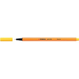 Fineliner point 88, mit Kappe, 0,4 mm, Schreibf.: gelb