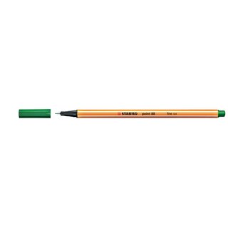 Fineliner Stabilo point 88/36, Strichstärke: 0,4mm, grün