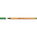 Fineliner point 88®, mit Kappe, 0,4 mm, Schreibf.: grün