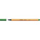 Fineliner point 88, mit Kappe, 0,4 mm, Schreibf.: grn