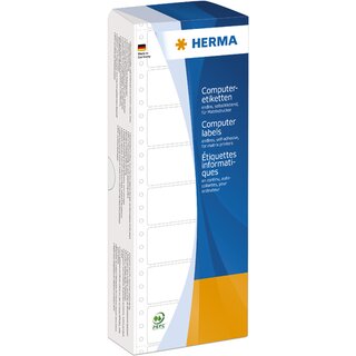 Universal-Etiketten Herma 8163, 1bahnig, 101,6 x 48,4mm (LxB), wei, 2000 Stck