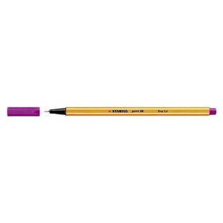 Fineliner Stabilo point 88/58, Strichstärke: 0,4mm, lila