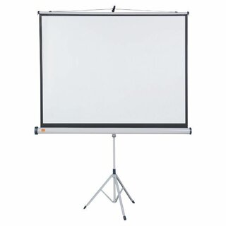 Leinwand, mit Stativ, mech., 150x113,8cm, 9,66kg, weiß
