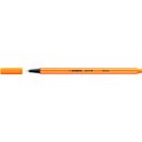 Fineliner point 88, mit Kappe, 0,4 mm, Schreibf.: orange