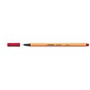Fineliner Stabilo point 88/40, Strichstrke: 0,4mm, rot