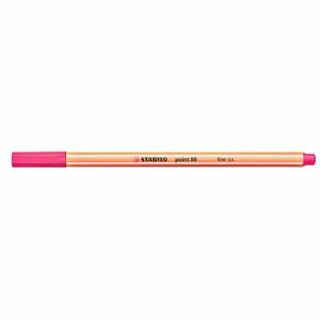 Fineliner point 88®, mit Kappe, 0,4 mm, Schreibf.: pink