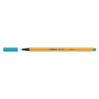 Fineliner Stabilo point 88/51, Strichstärke: 0,4mm, türkis