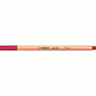 Fineliner Stabilo point 88/50, Strichstrke: 0,4mm, dunkelrot