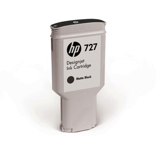 Tintenpatrone HP C1Q12A - 727, Inhalt: 300ml, schwarz matt