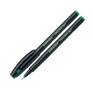 Fineliner Schneider Topliner 967, Strichstärke: 0,4mm, grün