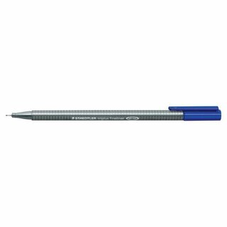Fineliner Staedtler 334, Strichstärke: 0,3mm, blau