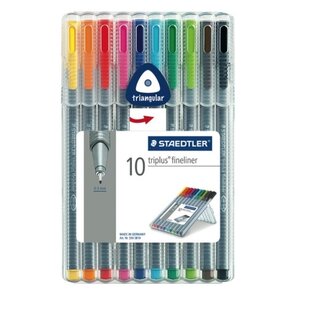 Fineliner Staedtler 334, Strichstrke: 0,3mm, sortiert, 10 Stck