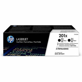 Toner HP CF400XD 201X fr LJ M277N, schwarz, 2 Stck