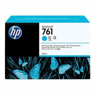 Tintenpatrone HP CM994A - 761, Inhalt: 400 ml, cyan