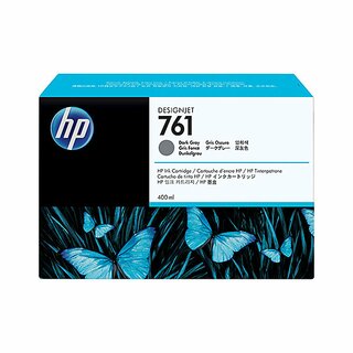 Tintenpatrone HP CM996A - 761, Inhalt: 400 ml, dunkelgrau