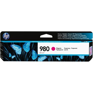 Tintenpatrone HP D8J08A - 980A, Inhalt: 80,5 ml, magenta