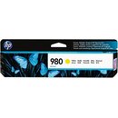 Tintenpatrone HP D8J09A - 980A, Inhalt: 83,0 ml, gelb