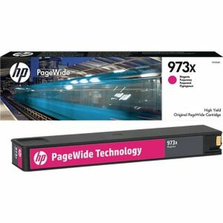 Tintenpatrone HP F6T82AE - 973X, Reichweite: 7.000 Seiten, magenta