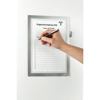 Sichtrahmen DURAFRAME® NOTE, magn., sk, Kunststoff, A4,...