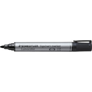 Flipchartmarker Lumocolor® 356, Rundspitze, 2 mm, Schreibf.: schwarz