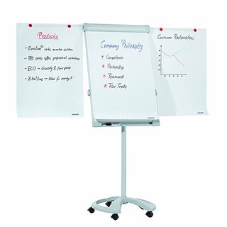 Flipchart Franken FC81 Deluxe Mae: 67 x 95 cm, grau