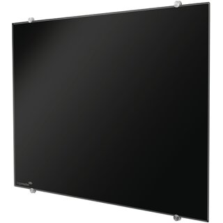 Glasboard Legamaster 104654, Mae: 90 x 120cm, schwarz