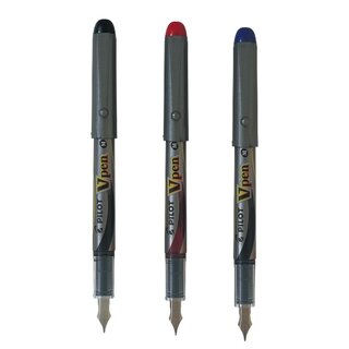 Füllhalter V-Pen, Edelstahlfeder, Schreibf.: schwarz,...