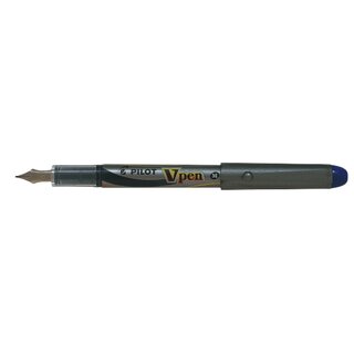 Füllhalter V-Pen, Edelstahlfeder, Schreibf.: blau,...