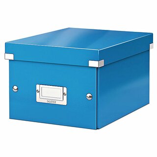 Archivbox Leitz 6043 WOW, Click n Store, Gre: S, Mae: 220x160x282mm, blau