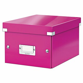 Archivbox Leitz 6043 WOW, Click n Store, Gre: S, Mae: 220x160x282mm, pink