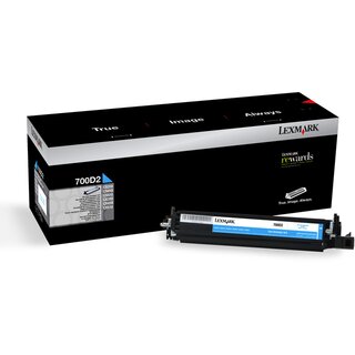 Entwicklereinheit Lexmark 70C0D20, Reichweite: 40.000 Seiten, cyan